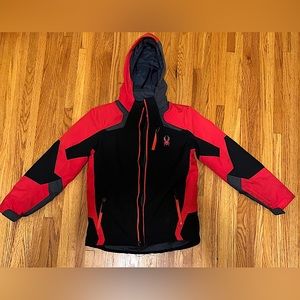 Spyder Boys Leader Red Insulated Jacket